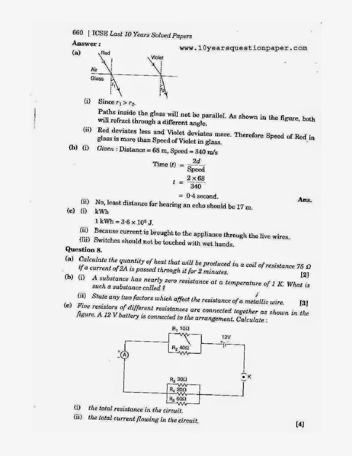 icse 2010 class 10th physics science paper 1 question paper icse 2010 class 10th science physics paper 1 question paper