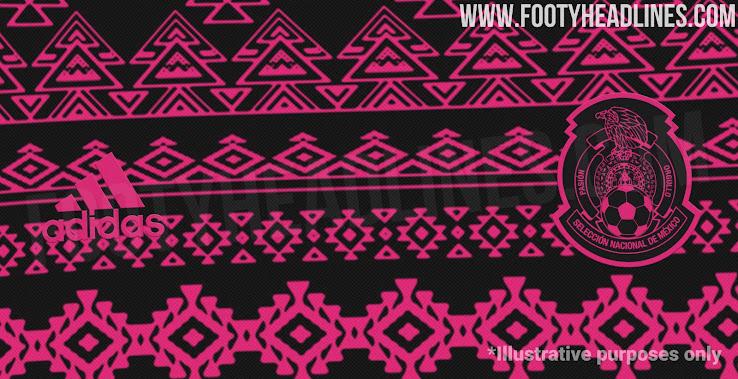 CONFIRMED: Adidas Mexico 2020 Home Kit to Be Black & Pink ...