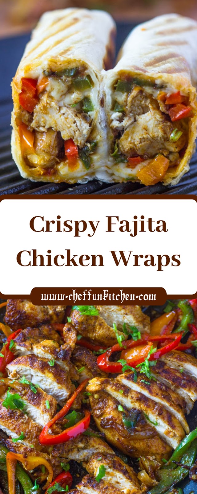 Crispy Fajita Chicken Wraps Crispy Fajita Chicken Wraps