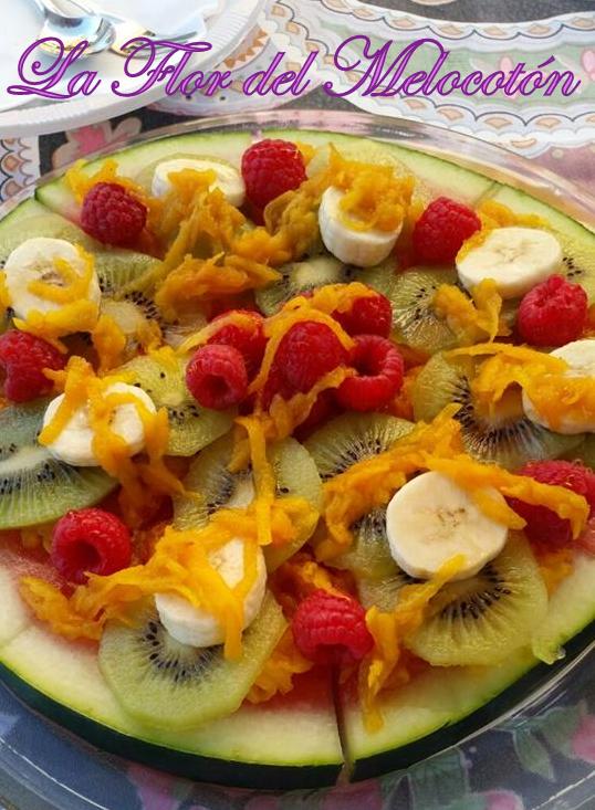 Pizza frutal
