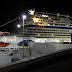 the cruise ship AIDAsol (... sun) at night