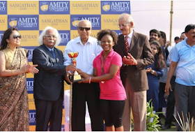 17 year old Nigerian girl breaks sports record at an Indian university