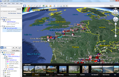 Explore the Tour de France in Google Earth