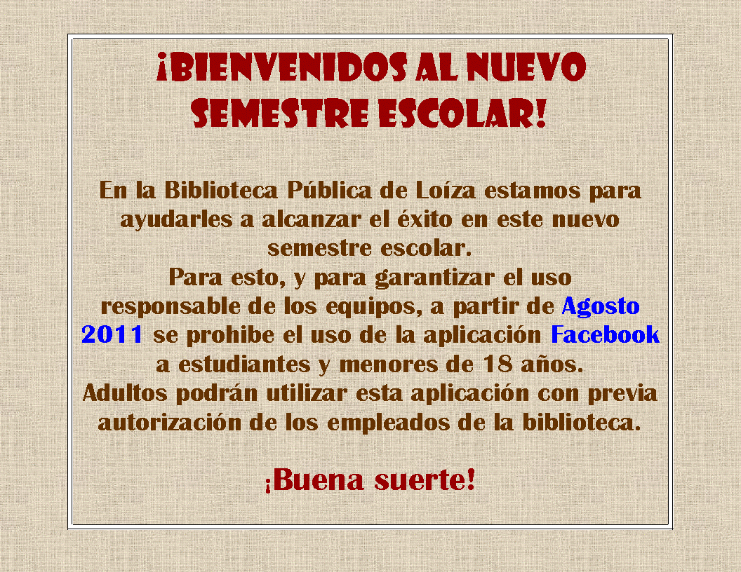 Biblioteca Pública Municipal de Loíza Bienvenidos