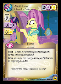 My Little Pony Ocean Flow, Submarine Settlement Friends Forever CCG Card