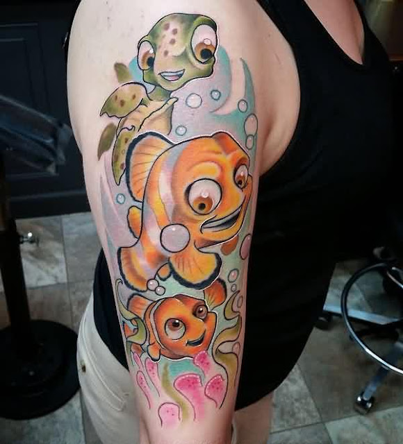 Tatuagens de desenhos animados Tatuagens de desenhos animados