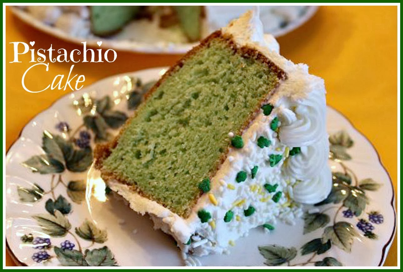 Sweet Tea and Cornbread Pistachio Cake!