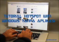 Cara membuat hotspot laptop tanpa aplikasi