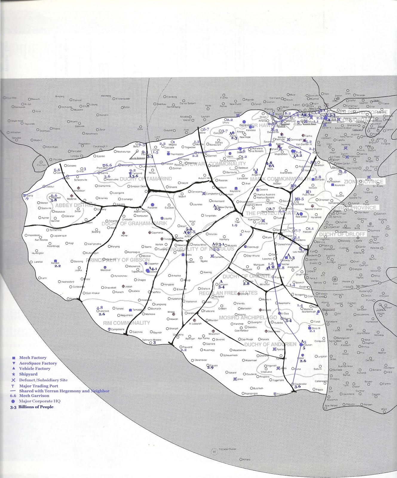 Battletech Succession Wars Board Game