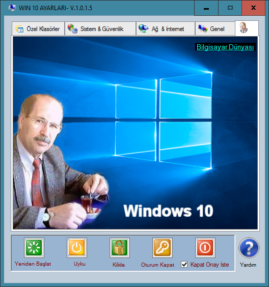 WIN 8 VE 8.1 İÇİN AYARLAR KOD ÖRNEĞİ - vb.net