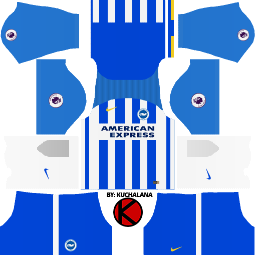 Brighton & Hove Albion F.C. Kits 2017/2018 - Dream League Soccer