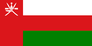 Bendera Negara Oman di Kawasan Timur Tengah