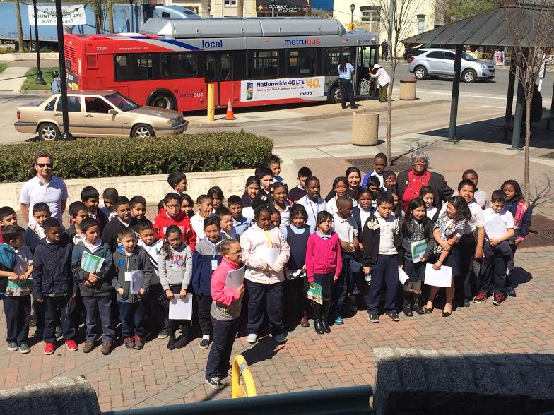 Third Graders on the Plaza