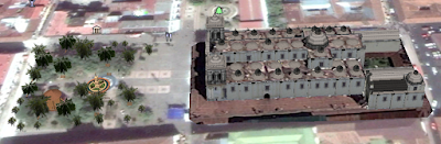 Google Earth 3D image (created by Denoall) of Léon Cathedral in Nicaragua