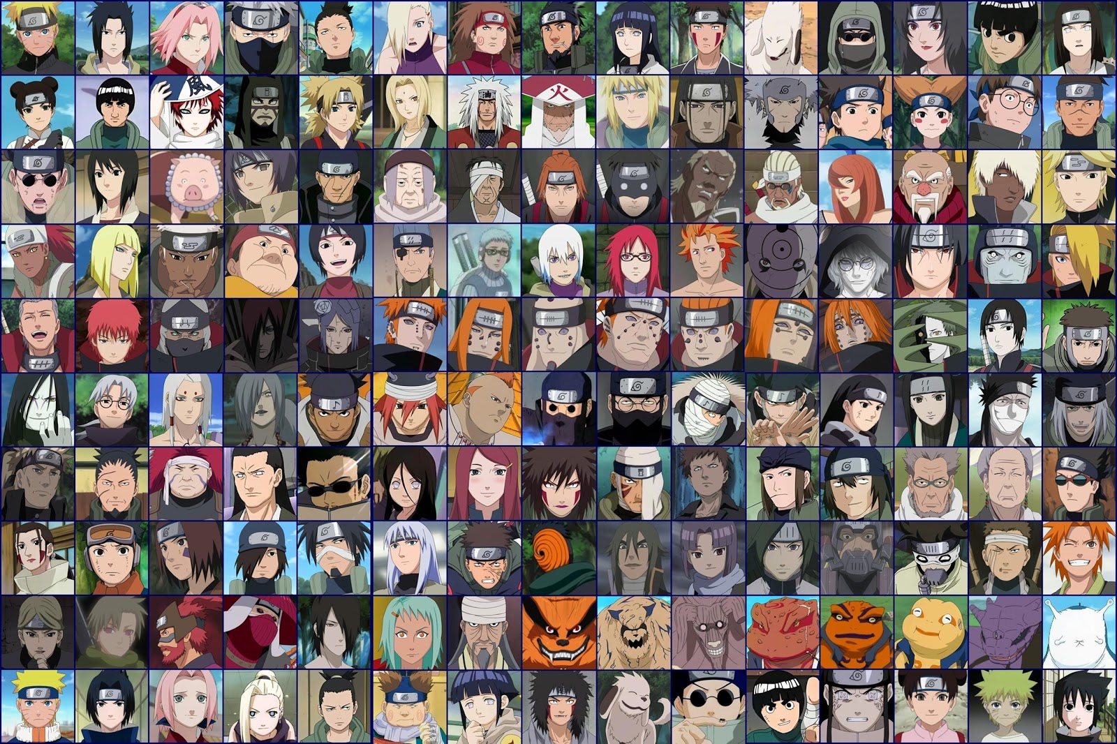 Universo Animangá Super Wallpaper Com Personagens De Naruto