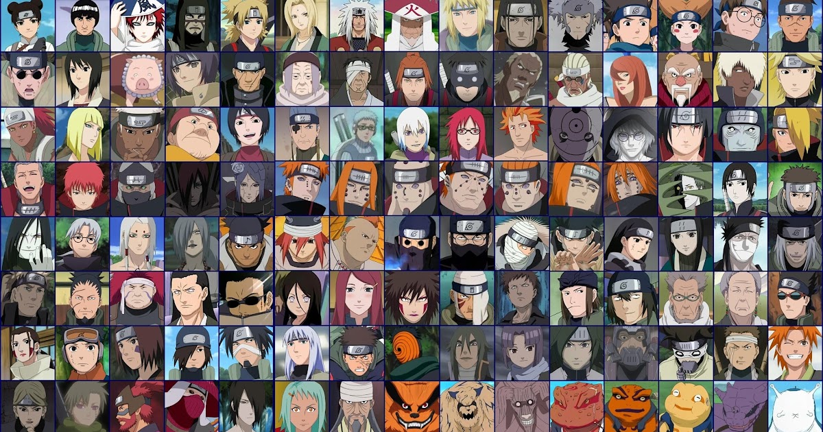 Super-Wallpaper com personagens de Naruto.