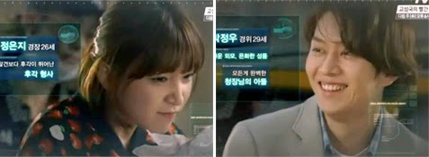 Lee Cho Hee 이초희 as Jung Eun Ji and Kim Hee Chul as Park Jung Woo.