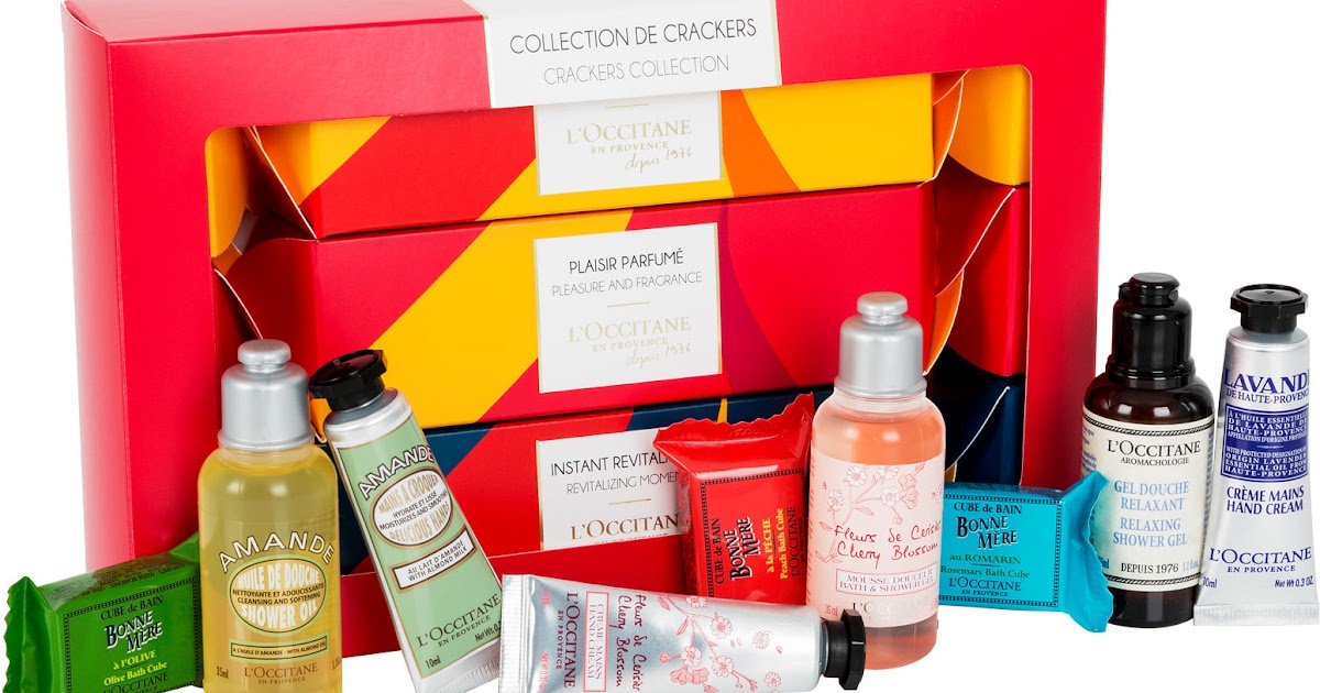 L'Occitane Festive Crackers Collection Satchel