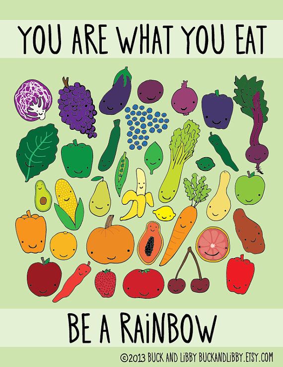 Be A Rainbow Illustration Print by Buck and Libby