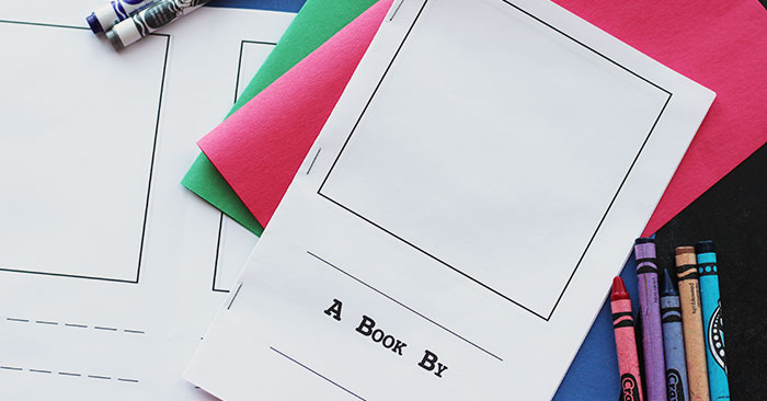 Make Your Own Book for Kids, Free Printable