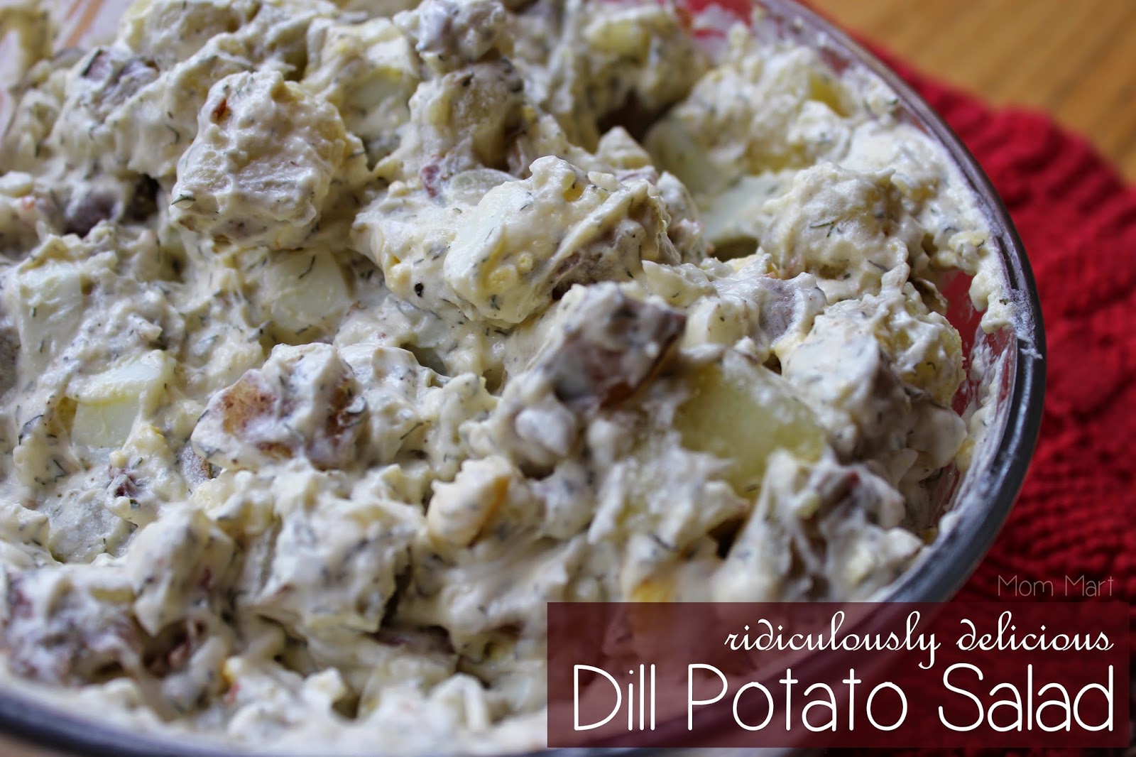Super Easy and Ridiculously Delicious Dill Potato Salad Recipe #Summer #Recipe Easy Potato Salad