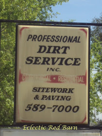 Professional Dirt Service sign