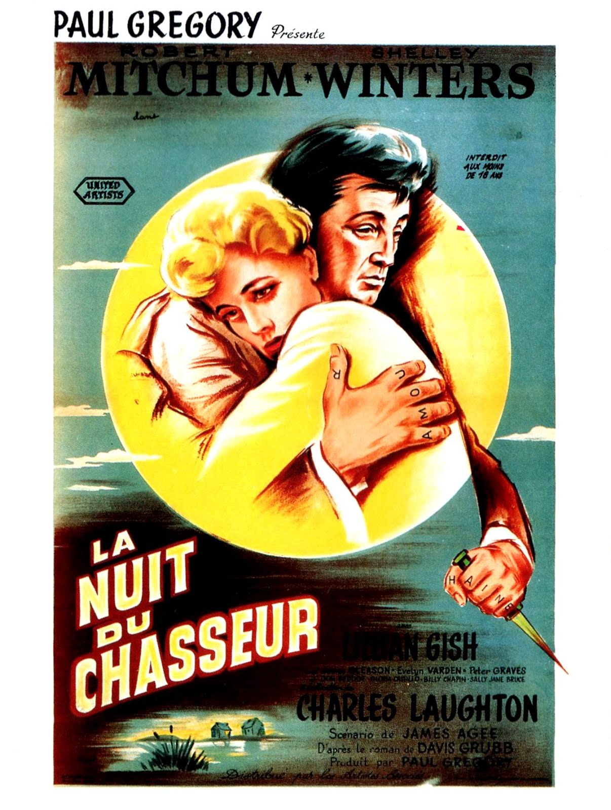 La nuit du chasseur (1954) Charles Laughton - The night of the hunter (15.08.1954 / 07.10.1954)