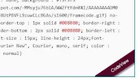 Tạo khung độc đáo chứa code trong Blogspot