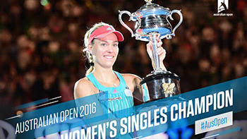 Angelique Kerber se consagró campeona del Australian Open 2016