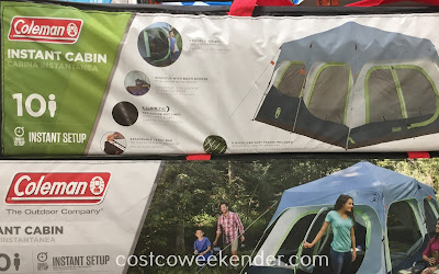 Costco 1103968 - Fit your entire family into the Coleman 10-person Instant Tent when you go camping