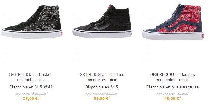 vans vente privée