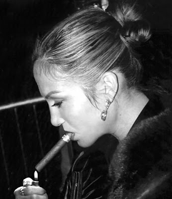 Jennifer Lopez loves the cigars these days.