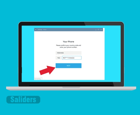 Saliders, How to use Telegram on Android, PC, Laptop, computer, how to create account telegram via PC, cara install dan membuat akun telegram melalui komputer atau laptop