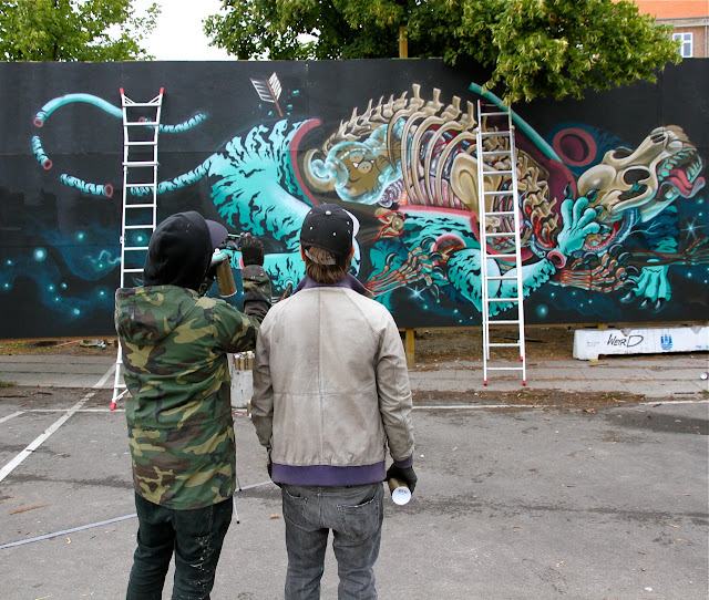 Nychos x DXTR New Mural In Copenhagen, Denmark — image 10