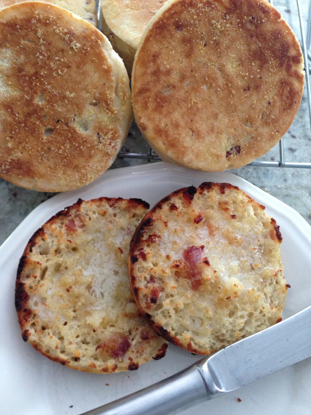 EZ DOH Blog & Recipes Maple Bacon English Muffins!