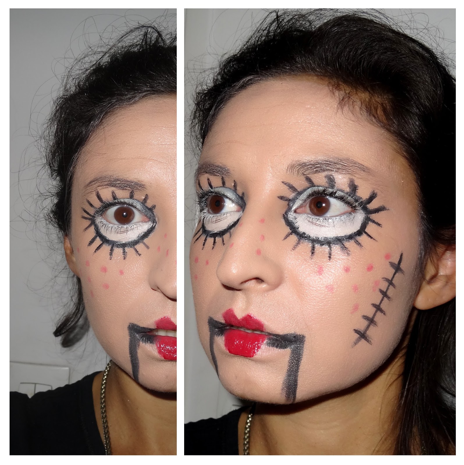 Beauty or not beauty ?: Un maquillage de Poupée d'Halloween pour