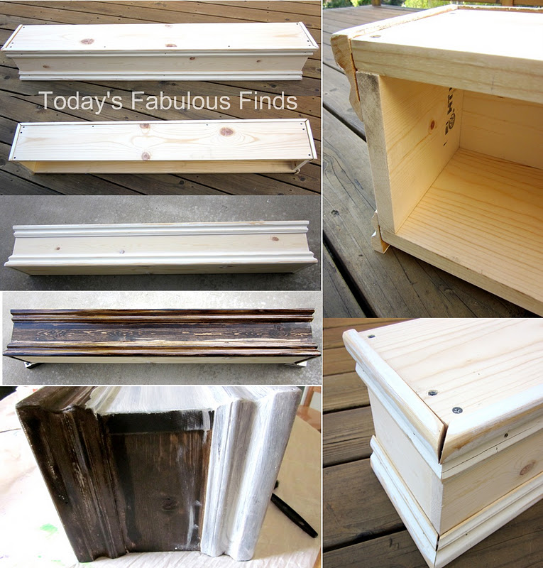 Today's Fabulous Finds DIY Mantel Shelf and How to Hang It