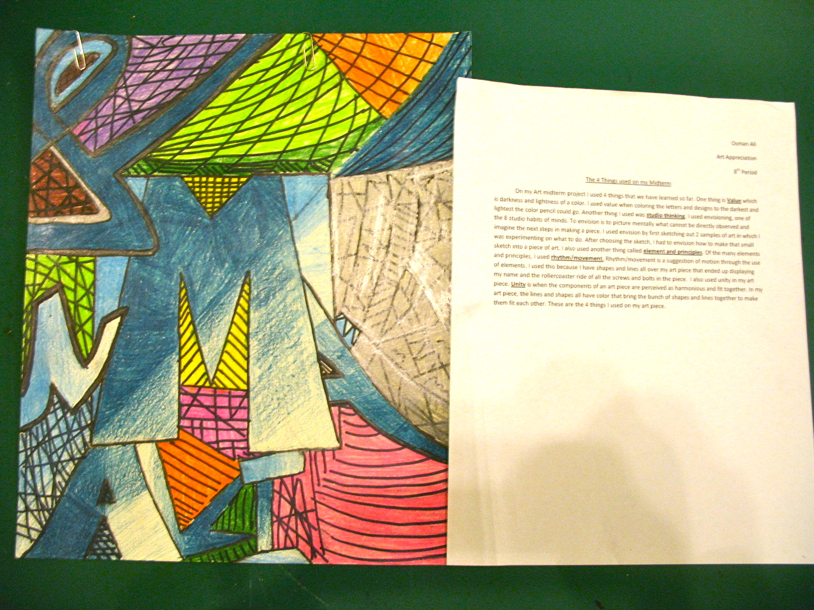 Lane Tech Art Studio Authentic Assessment Artwork Exam 