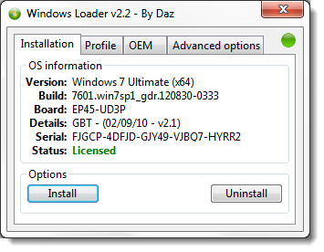 تفعيل ويندوز عن طريق برنامج windows loader