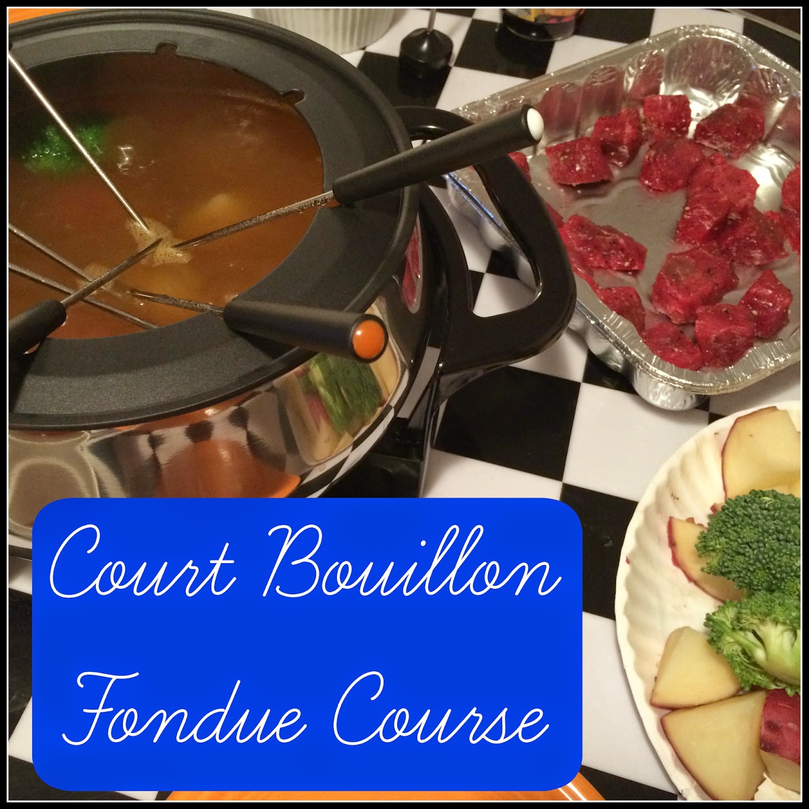 Court Bouillon Fondue Course