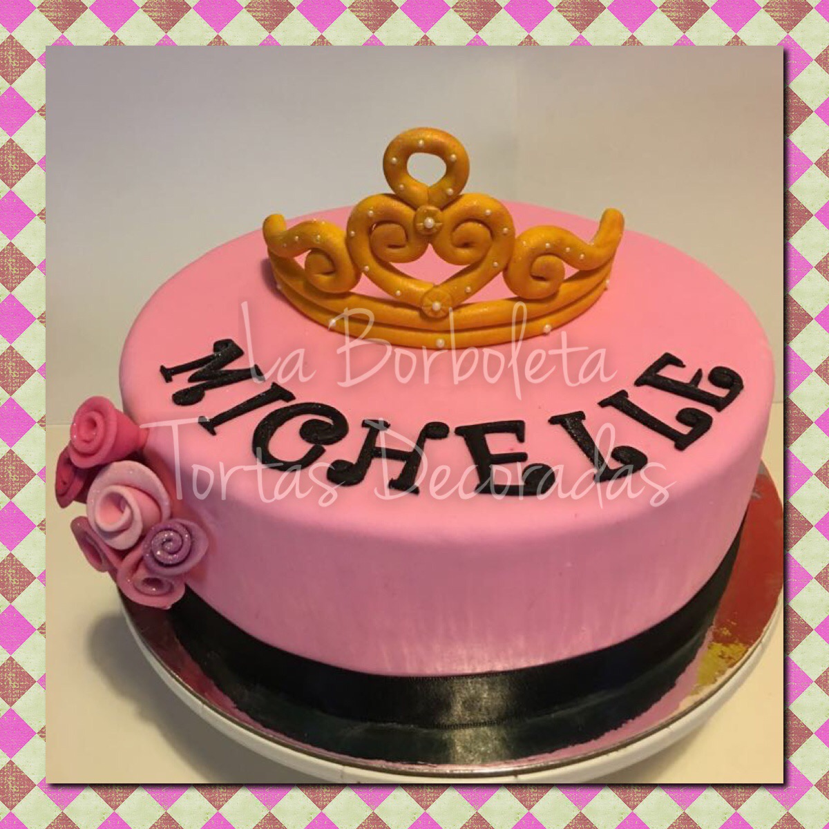 La Borboleta Tortas Decoradas: Torta con Corona de Princesa