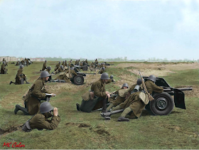 Polish troops during maneuvers, 1939 color photos of World War II worldwartwo.filminspector.com