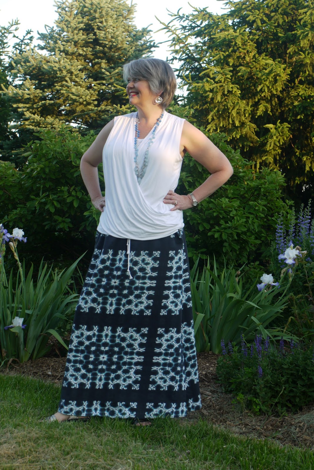 Skirt Challenge Inspiration Drawstring Maxi Skirt with Pockets