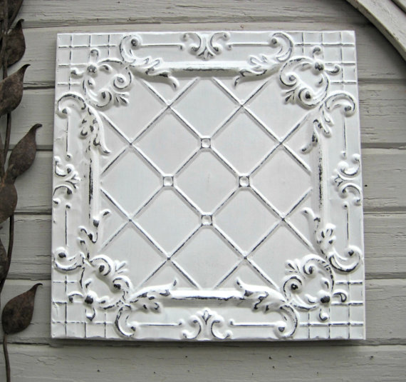 Antique Ceiling Tin Tiles. Clean Crisp White Tin Ceiling Tiles