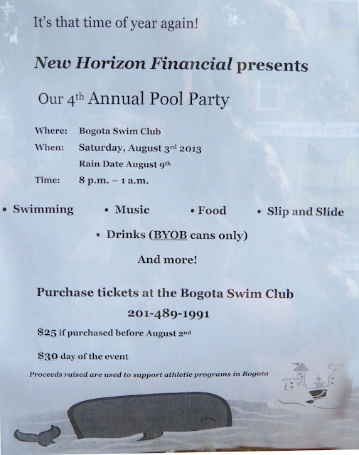 Bogota Blog NJ Evening Swim