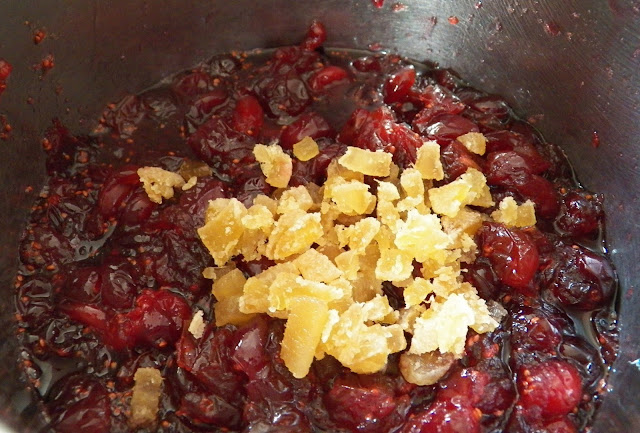 Gingered Cranberry Compote/Chutney