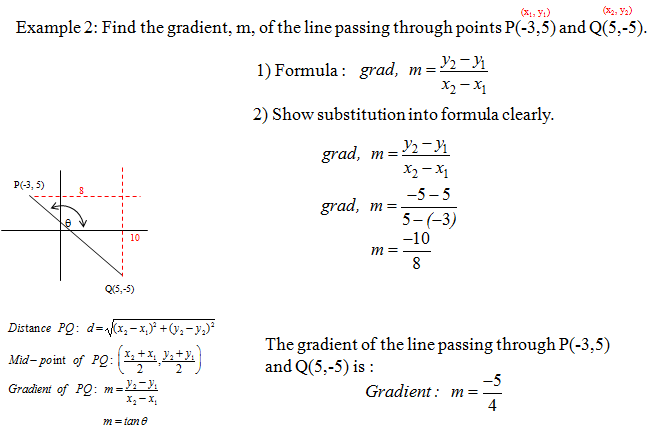 BASIC Point Formulas Distance, Midpoint, Gradient,section formula,