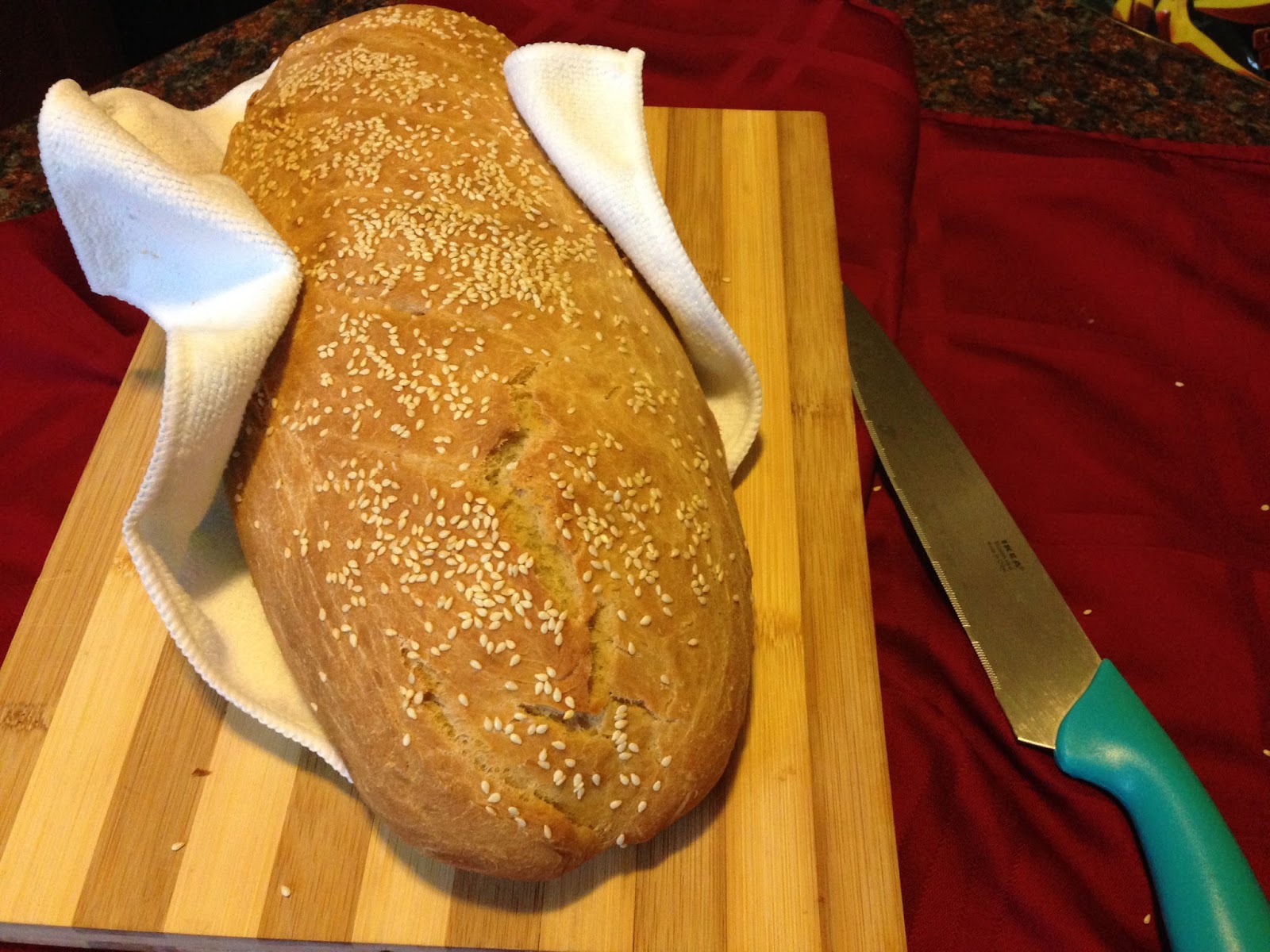 The Sizzling Pan My very first...Homemade Italian Bread