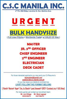 Urgent job hiring for seaman 2019 