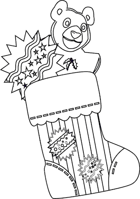 Christmas Stocking Coloring Pages